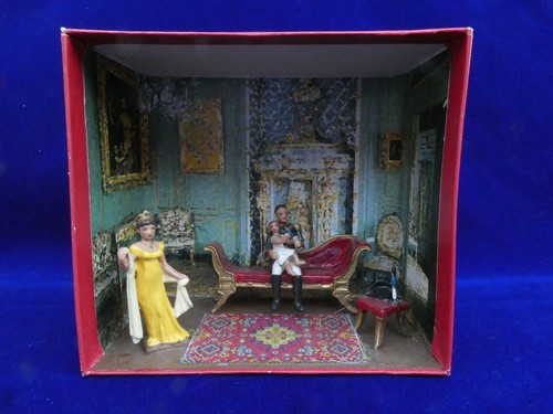 Superbe rare diorama plomb - superbe,