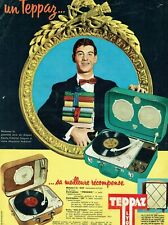 publicité Advertising 0821 1958  Teppaz  récompense  mallette Eco baffle Duo dyn