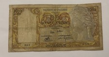 Dix Nouveaux Francs De La Banque D’Algérie 