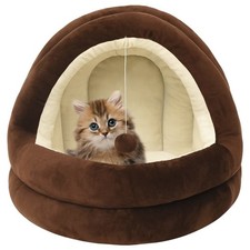 Lit pour Chat 50x50x45 cm Gris