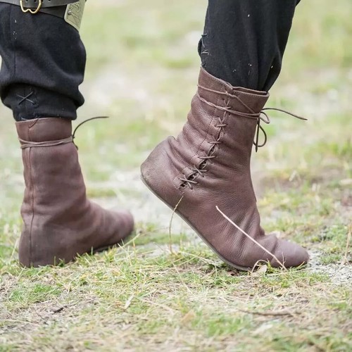 Bottes médiévales cuir - bottes, en