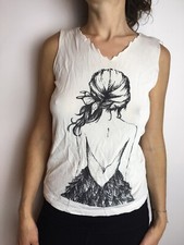 Rare Women’s White Tank W