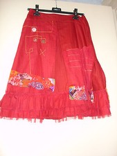 Jupe neuve rouge Madame Zaza