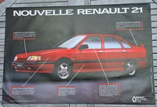Affiche Originale de CONCESSIONNAIRE RENAULT R21 TXI
