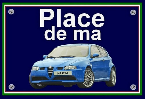 Plaque place mon - place,