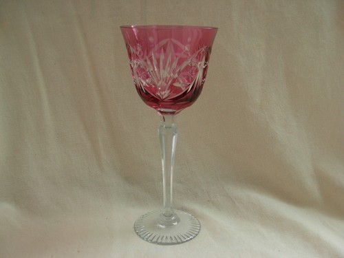 Verre vin cristal taille - verre,