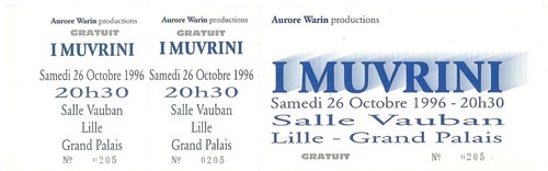 Rare ticket billet concert - rare,