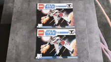 VINTAGE LEGO STAR WARS 7674 V-19 TORRENT VAISSEAU LOT 2  INSTRUCTIONS NOTICE BE