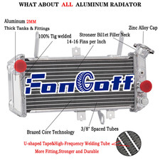 Aluminium Radiateur Pour