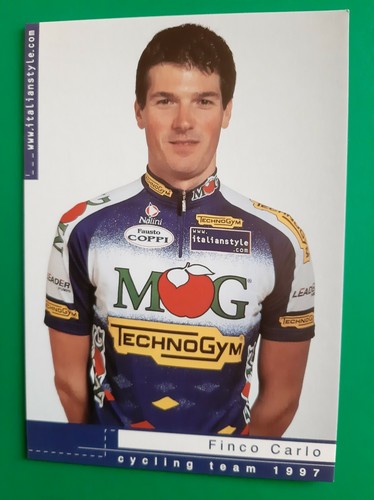 Cyclisme carte cycliste - carte, carlo