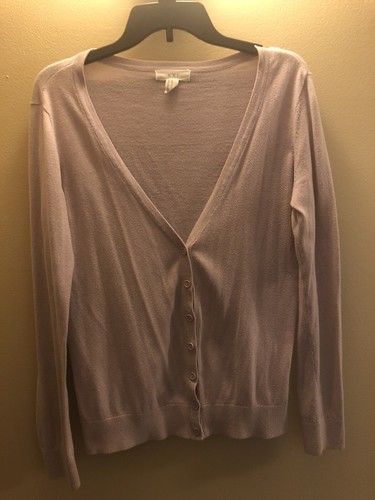 Purple button cardigan - purple, up