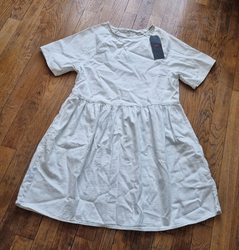 Robe manche courte levis bleu - courte,