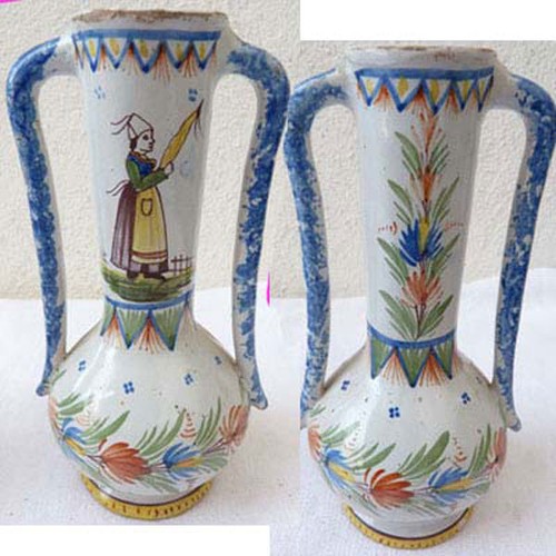 Vase henriot quimper - vase,