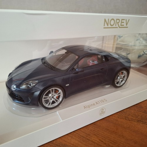 Alpine a110 bleu tempete - s, mat