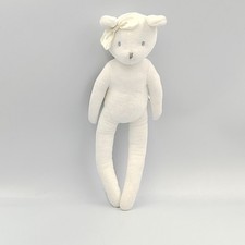 Doudou souris blanche noeud JACADI - 34623