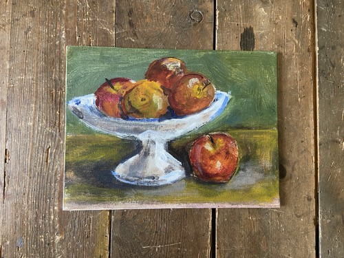 Still life acrylic - life, canvas