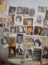 250 à 300 Cartes Photos Publicitaires  Chanteurs, chanteuses,  années 60-70