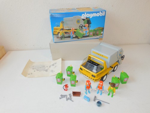 Camion poubelle playmobil 3780 - poubelle,