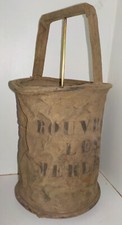 Seau en toile Vache à eau Commune ROUVROY-LES-MERLES Picardie Guerre 14/18 WW1