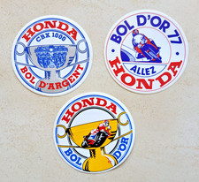Autocollant MOTO HONDA BOL d’OR CASTELLET Grand Prix 77  Vintage sticker adesivo