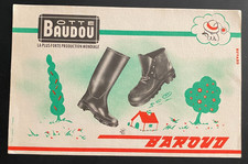 BUVARD PUBLICITAIRE "  BOTTE BAUDOU - BAROUD     "