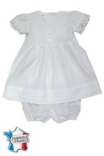 Robe BAPTEME été blanche de