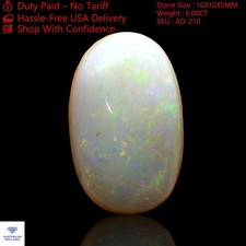 Bracelet pierre précieuse opale de feu naturelle de 6,00 cts cabochon ovale 1...