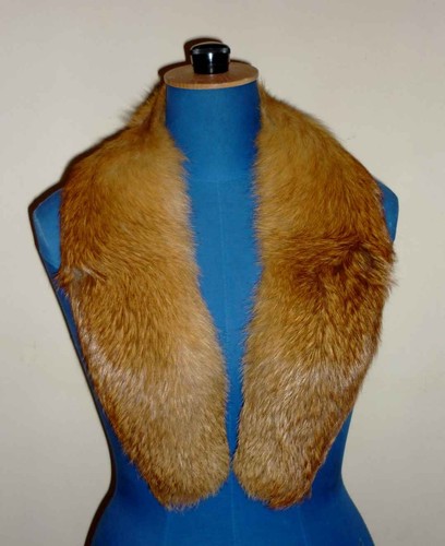 Col vintage fourrure - col, renard