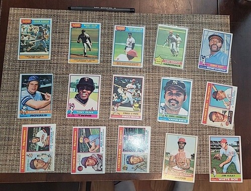 1976 topps baseball cards pick - 1976,