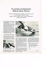 PUBLICITE  1969   RUBSON  un produit révolutionnaire MASTIC SILICONE