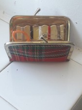 Ancien Petit Necessaire à Couture De Voyage Modèle Porte Monnaie