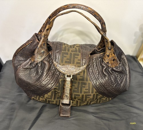 Fendi zucca spy - spy, brown