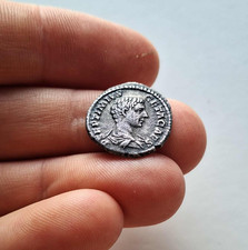 Denier romain GETA, Minerve