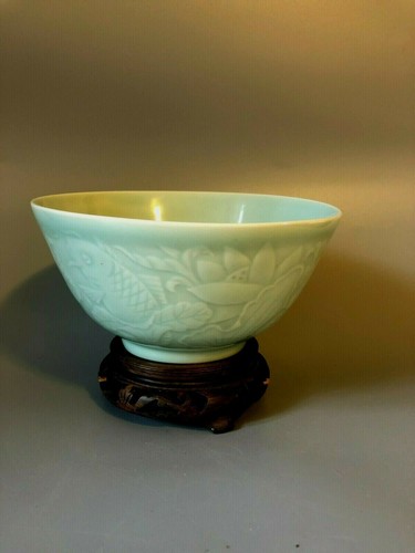 Antique chinese carved celadon - antique,