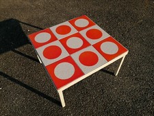 Table basse design capron? Style vasarely ? Céramique ceramic pottery