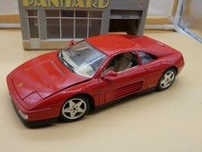FERRARI 348 TB 1989 1/18éme BURAGO Occasion sans boite bon état voir photos