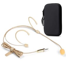 Microphone Serre-tête Tour d'Oreille Compatible avec Sennheiser Émetteur Sans...