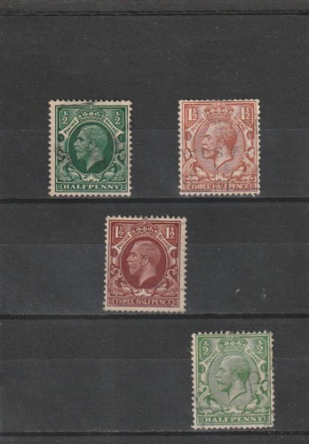 Grande bretagne 4 timbres - -,