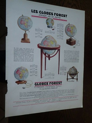 Globes forest girard - barrere, +