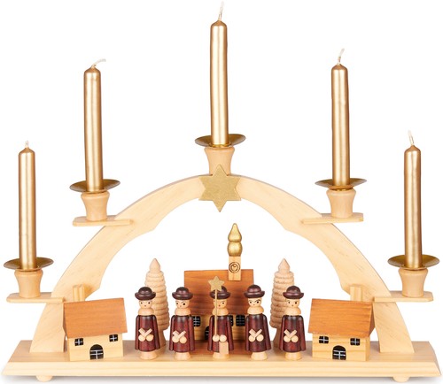 Arche bougies noël - de,