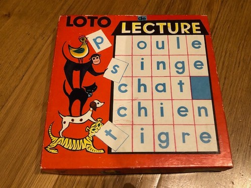 Jeu vintage années loto - jeu,