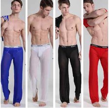 Pantalon sheer transparent 4