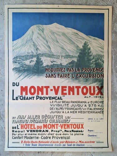 Mont ventoux affiche - ventoux,