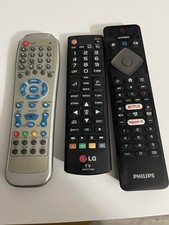 Lot de 3 télécommandes TV