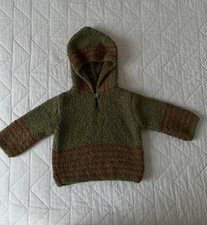 Pull Bébé à Capuche 12/18