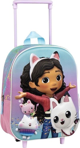 Cartable roulettes gabby - cartable, gabby's