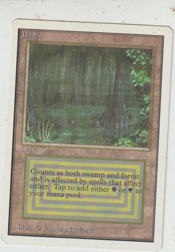 Carte bayou unlimited - x1,