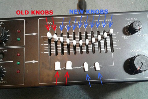 Set replacement knob cap - 11,