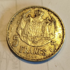 Pièce de 5 francs Monaco 1945