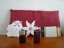 FLACON PARFUM VIDE. CARTIER: "SANTOS". REMPLISSABLE. 30ML. AVEC ETUI GRENAT.